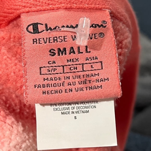 Champion Reverse Weave Crewneck Women's Top Tie Dye Pullover Sweatshirt - Picture 5 of 5